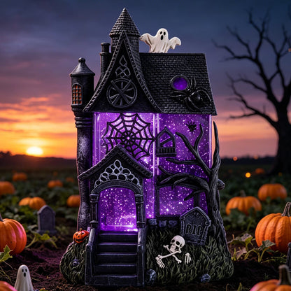 🏚️ A Purple Glow That Brings Your Halloween to Life
